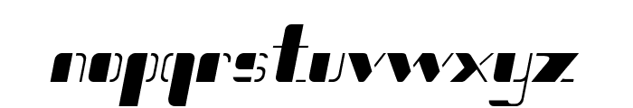 Electrico-Italic Font LOWERCASE