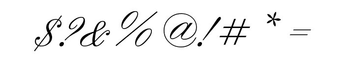 Elegant-Script-Regular Font OTHER CHARS
