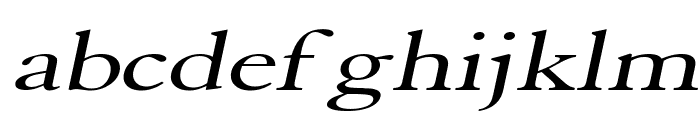 Elephant Extended Italic Font LOWERCASE