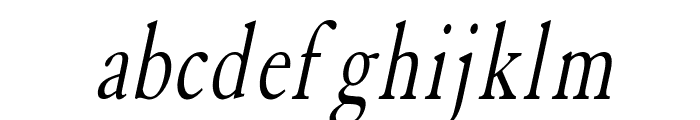 Elephant Thin Italic Font LOWERCASE