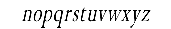 Elephant Thin Italic Font LOWERCASE