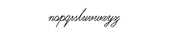 Elevane-CondensedItalic Font LOWERCASE