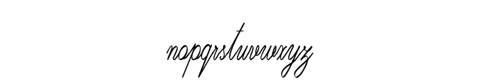 Elevane-ExtracondensedItalic Font LOWERCASE