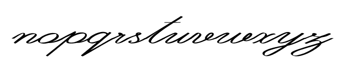 Elevane-ExtraexpandedItalic Font LOWERCASE