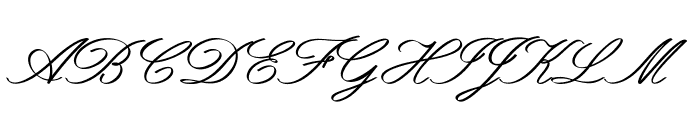 Elevane-Italic Font UPPERCASE