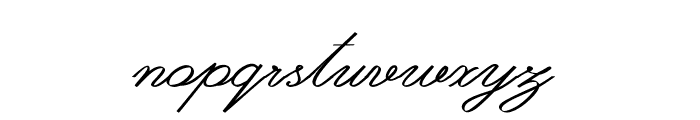 Elevane-Italic Font LOWERCASE