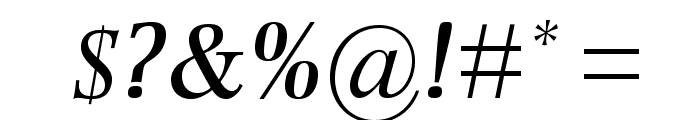 EllingtonMTStd-Italic Font OTHER CHARS