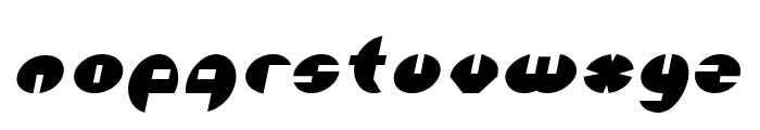 Ellipto-BoldItalic Font LOWERCASE