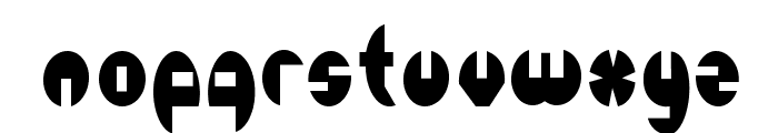 Ellipto-CondensedRegular Font LOWERCASE