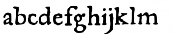 El Franco Regular Font LOWERCASE