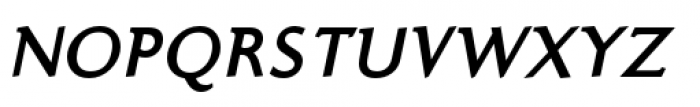 Ela Demiserif Bold Italic Font UPPERCASE