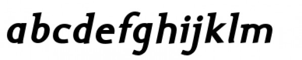 Ela Demiserif Xe Bold Italic Font LOWERCASE