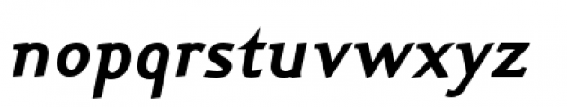 Ela Demiserif Xe Bold Italic Font LOWERCASE