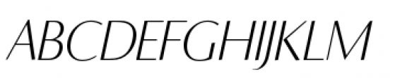 Ela Sans Xe Light Caps Italic Font UPPERCASE