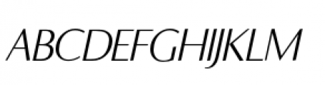Ela Sans Xe Light Caps Italic Font LOWERCASE