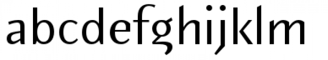 Elemental Sans Pro Regular Font LOWERCASE