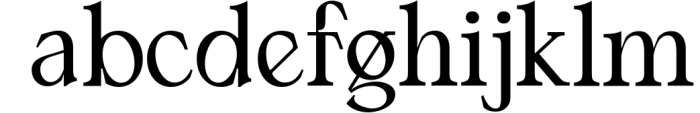 El Fonte Angelia - Medium Version Font LOWERCASE