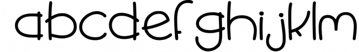 Eleflump - A Fun Handwritten Font. Font LOWERCASE