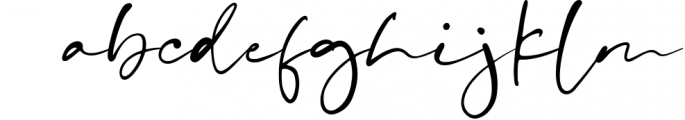 Elegant Handwritten Font Bundle 1 Font LOWERCASE