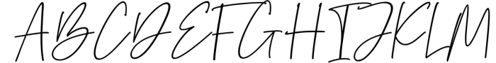 Elegant Handwritten Font Bundle 6 Font UPPERCASE