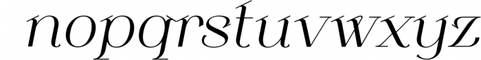 Elegant Modern Serif - Sebian Font 1 Font LOWERCASE