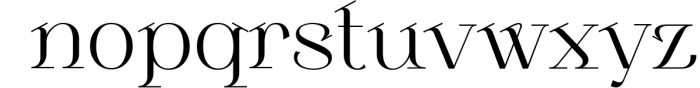 Elegant Modern Serif - Sebian Font Font LOWERCASE