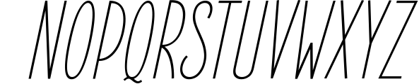 Elegant Sans Font Family 2 Font UPPERCASE