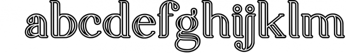 Elegante - Decorative Serif Font Font LOWERCASE