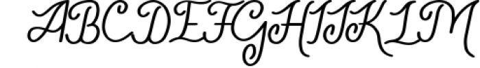 Elfira - Handwritten Monoline Script Font - Family Font UPPERCASE
