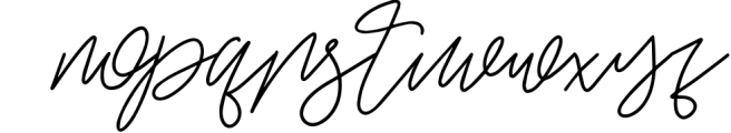 Ellaine Monoline Signature Font Font LOWERCASE
