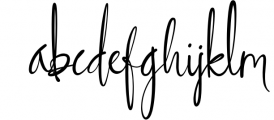 Ellyshabeth | Signature Script Font Font LOWERCASE