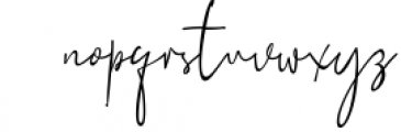 Elvira Signature Font LOWERCASE