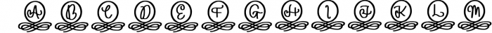 elegant monogram Font LOWERCASE