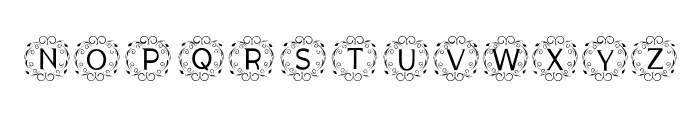 ELEGANT MONOGRAM Font LOWERCASE