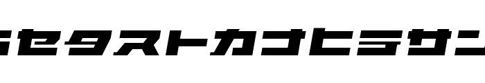 ELEPHANT K Oblique Font LOWERCASE