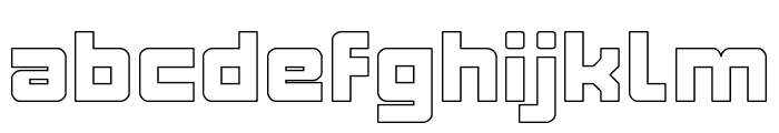 ELITE MIND-Hollow Font LOWERCASE