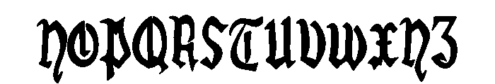El Burgo de Osma Font UPPERCASE