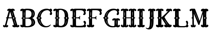 El Cabestor Styled Font LOWERCASE