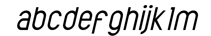 ElValle Italic Font LOWERCASE
