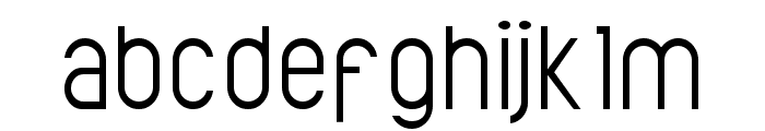 ElValleLG Light Font LOWERCASE