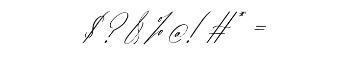 Eladorna Gladiota DEMO VERSION Italic Font OTHER CHARS