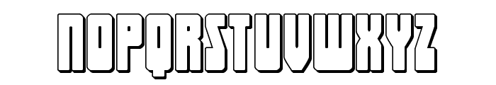 Elastic Lad 3D Expanded Font LOWERCASE