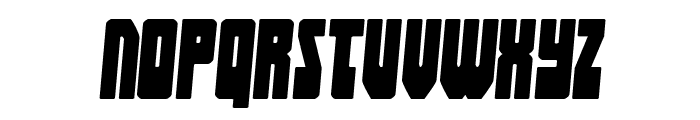 Elastic Lad Expanded Semi-Ital Font UPPERCASE