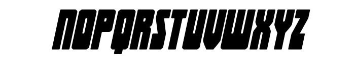 Elastic Lad Expanded SuperItal Font LOWERCASE