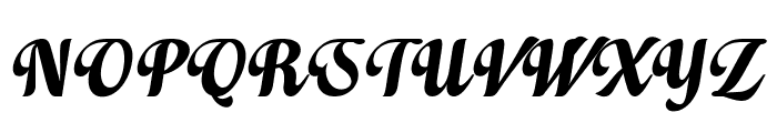 Elaya Script PERSONAL USE ONLY Font UPPERCASE