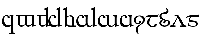 ElbicCaslin Font LOWERCASE