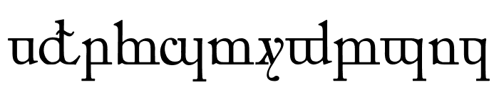 ElbicCaslin Font LOWERCASE