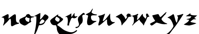 Elbjorg Script Font LOWERCASE