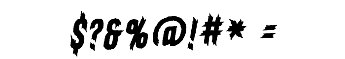 ElderGodsBB-Italic Font OTHER CHARS