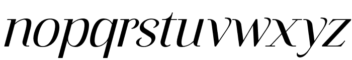 Eldure Demo Italic Font LOWERCASE